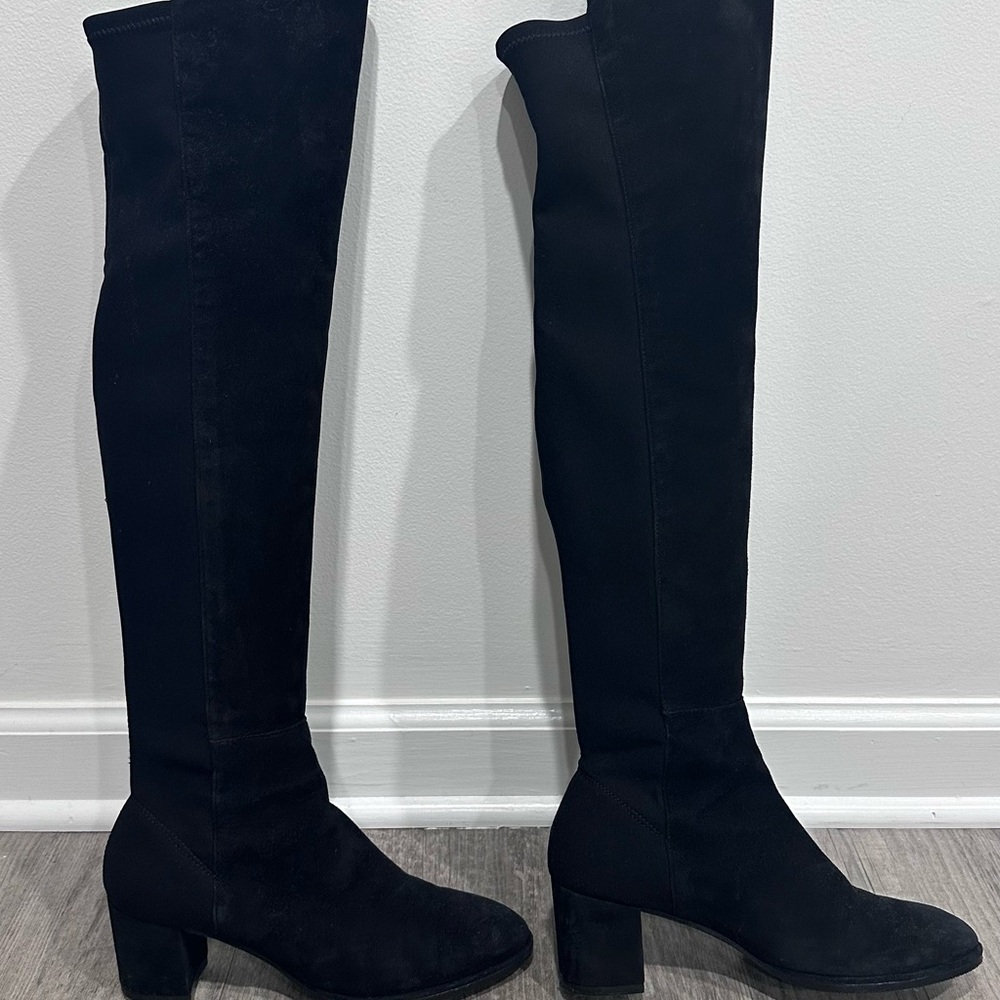 Stuart Weitzman 50/50 Suede Boots